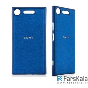 قاب محافظ طرح پارچه ای Protective Cover Sony Xperia XZ1