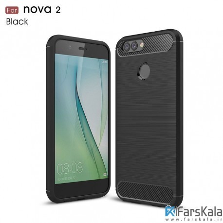 قاب محافظ ژله ای هوآوی Carbon Fibre Case Huawei Nova 2