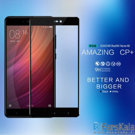 محافظ صفحه نمایش شیشه ای نیلکین  Nillkin Amazing CP+ tempered glass Xiaomi Redmi Note 4X